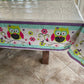 Craft Supply Owls Tablecover- Floral Print Table Cover - Plastic Rectangular 54" x 84"