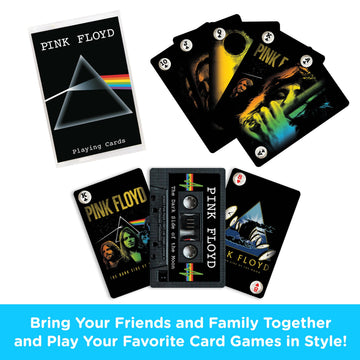 Aquarius Pink Floyd DSOM Cassette Playing Cards - for Your Favorite Card Games - Officially Licensed Merchandise & Collectibles