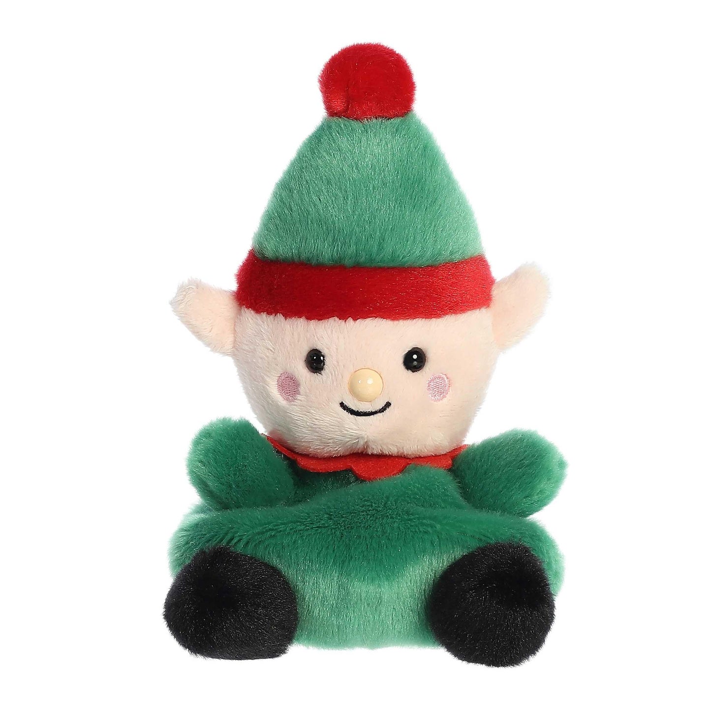 Aurora® Festive Palm Pals™ Jolly Elf™ Stuffed Animal - Fun Collectible Plush for Kids and Adult Collectors - Perfect for Decorating Rooms and Birthday