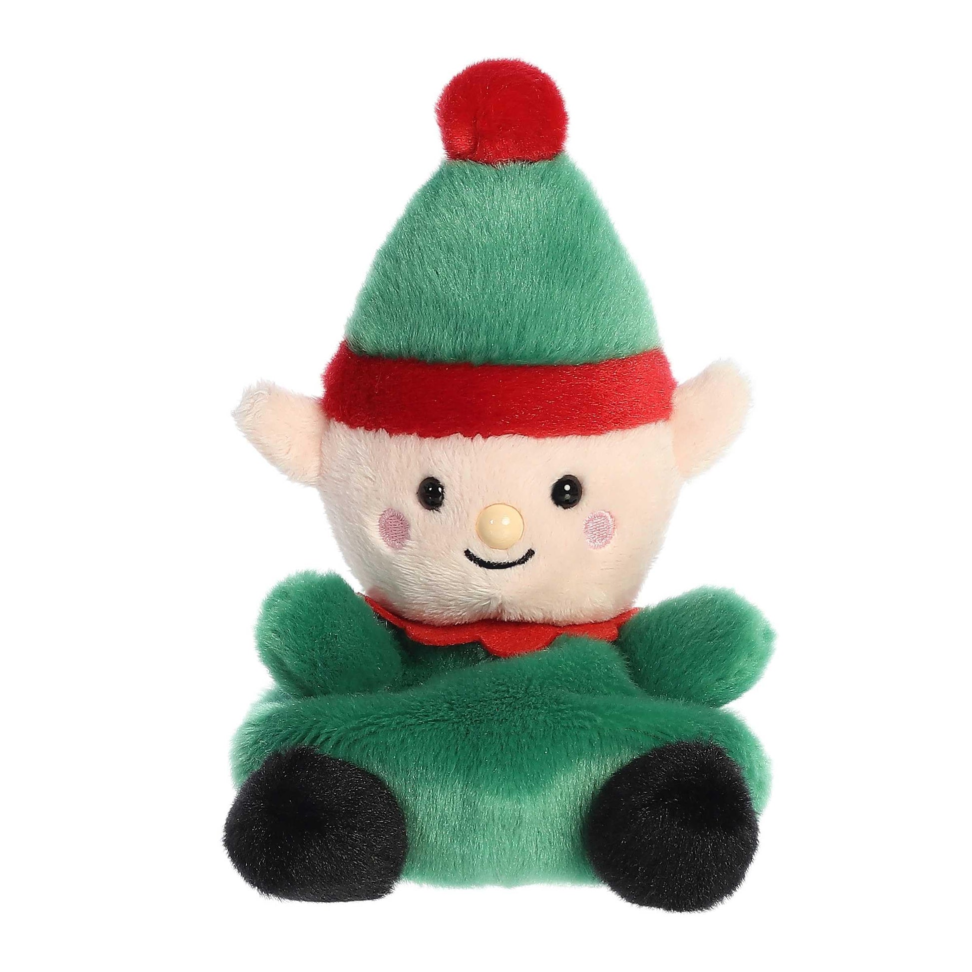 Aurora® Festive Palm Pals™ Jolly Elf™ Stuffed Animal - Fun Collectible Plush for Kids and Adult Collectors - Perfect for Decorating Rooms and Birthday