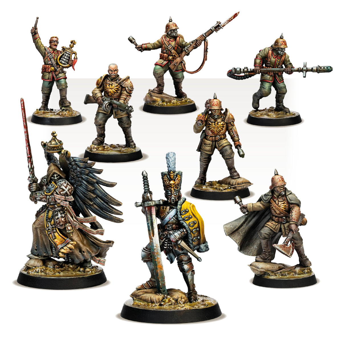 Archon Studio Trench Crusade Prussian Stosstruppen Warband Minatures Set for RPG and Tabletop Gaming, from