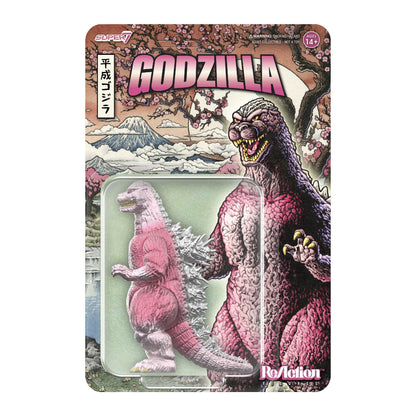 Super7 Reaction Figure Toho Godzilla '89 (Cherry Blossom Festival) - 3.75" Toho Godzilla Action Figure - Classic Monster Movie Collectibles and Retro