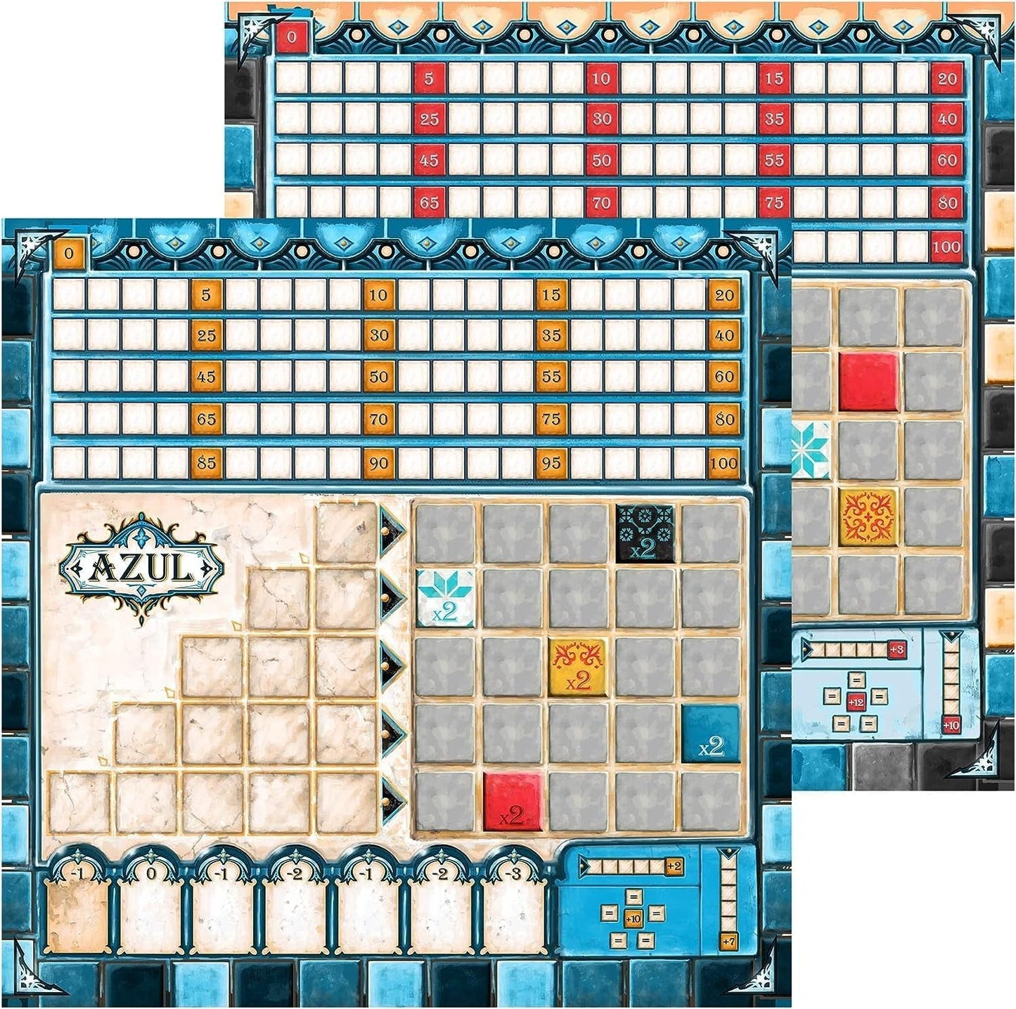Asmodee Azul Crystal Mosaic Board Game EXPANSION - Tile-Placement Strategy, Family Fun for Kids & Adults, Ages 8+, 2-4 Players, 30-45 Minute Playtime