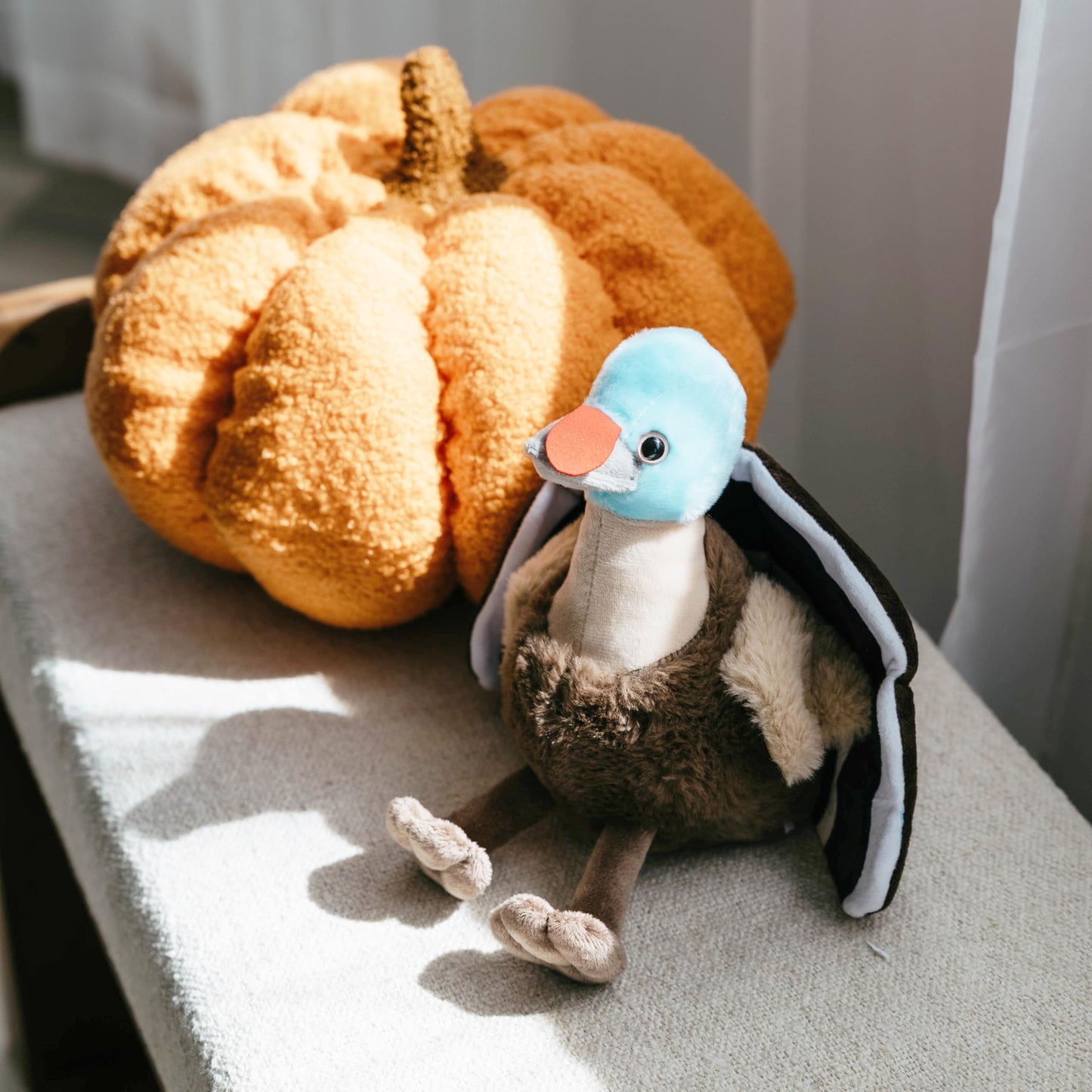 The Petting Zoo Turkey Stuffed Animal Plushie, Gifts for Kids, Wild Onez Wildlife Animals, Turkey Plush Toy 9 inches