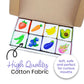 Quiggly Soft Cotton Fabric Baby Blocks - Montessori Sensory Stacking Play