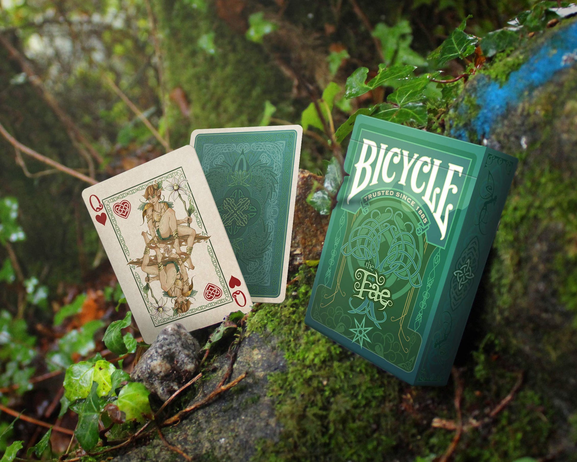 Bicycle Creatures of The FAE Playing Cards | Fantasy Fairy Deck | Illustrated Collector Cards.
