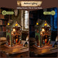 DIY Book Nook Kit | Miniature House Kit with LED Lights | 3D Wooden Puzzles for Adults & Teens | Creative Model Building Kit | Unique Bookshelf Decor