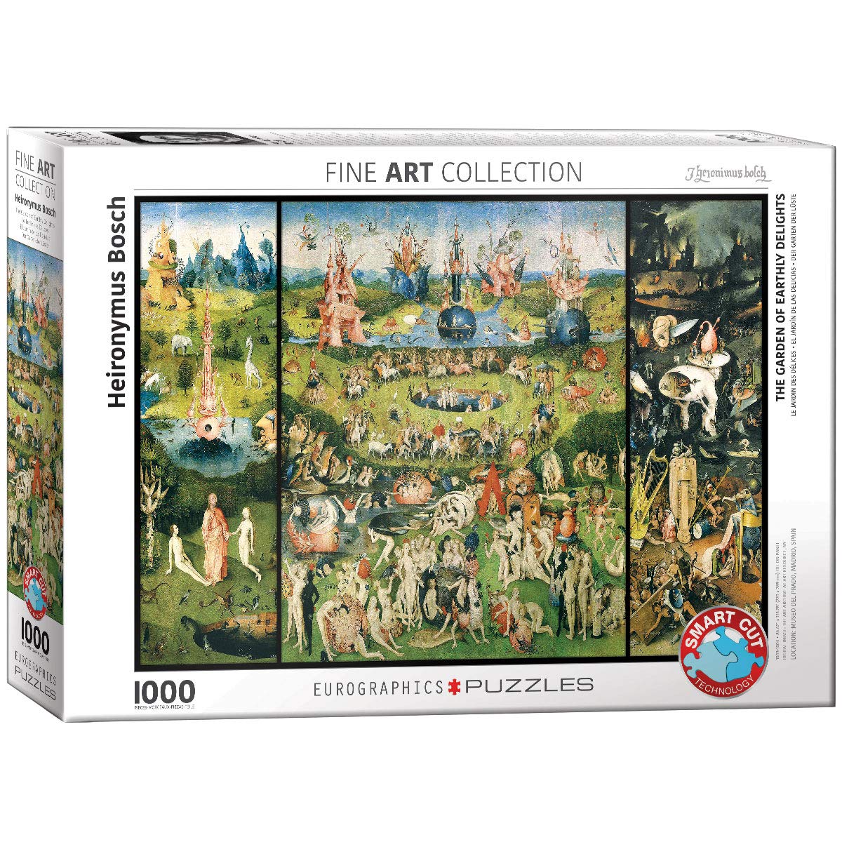 EuroGraphics The Garden of Earthly Delights by Heironymus Bosch (1000 Piece) Puzzle