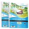 Bellofy 2X Watercolor Paper Pad, 100 Sheets, 9x12 Inches | Ideal for Kids, Artists & Beginners Love | Watercolor Sketchbook for Watercoloring