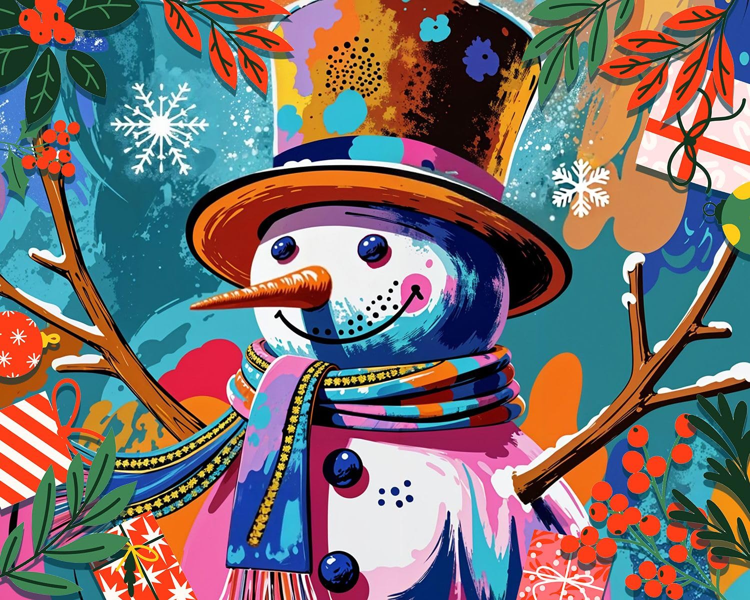 Springbok Festive Frosty 1000 Piece Jigsaw Puzzle for Adults