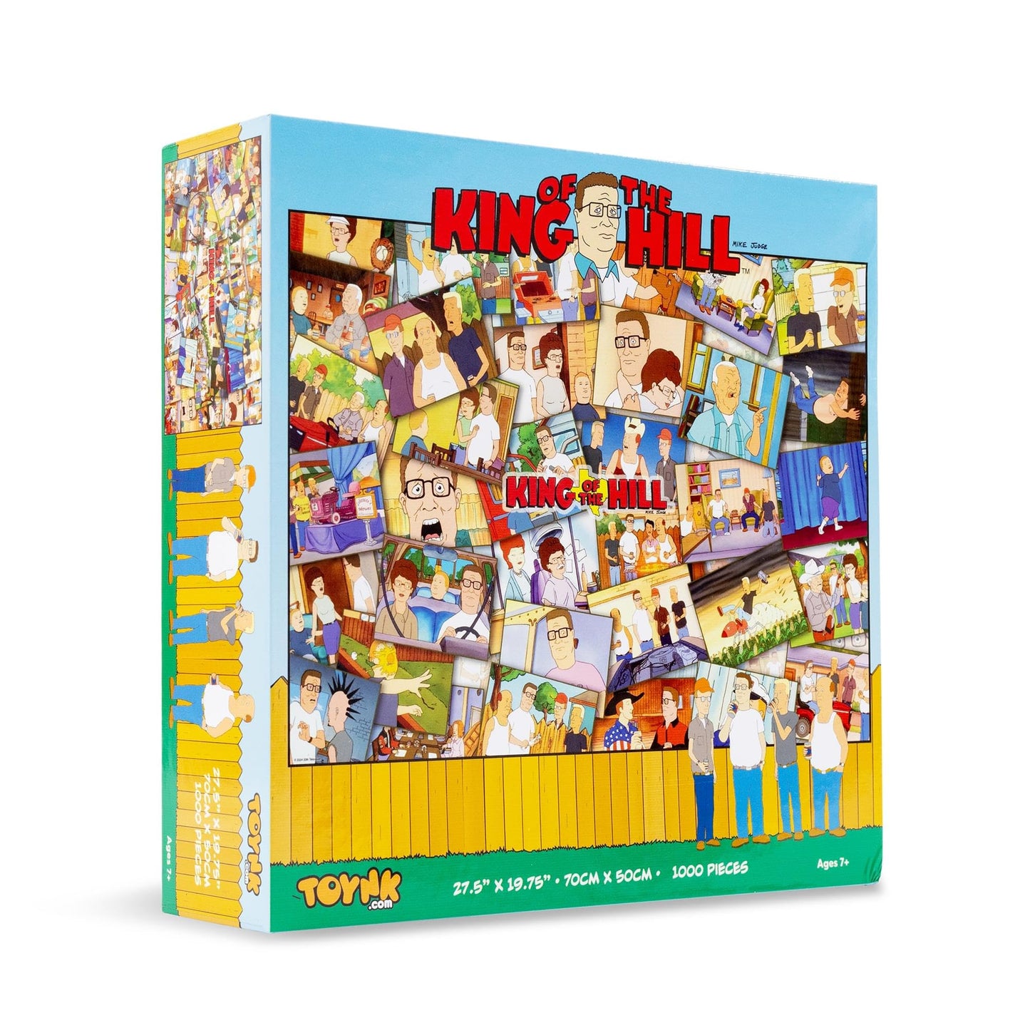 King of The Hill 1000-Piece Jigsaw Puzzle Activity | 28 x 20 Inches