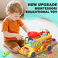 iPlay, iLearn Toddler Busy Bus Toy, Kids Take Apart School Bus W/Tools, Steering Wheel & Gears, Push Go Assemble Truck, STEM Learning Fine Motor