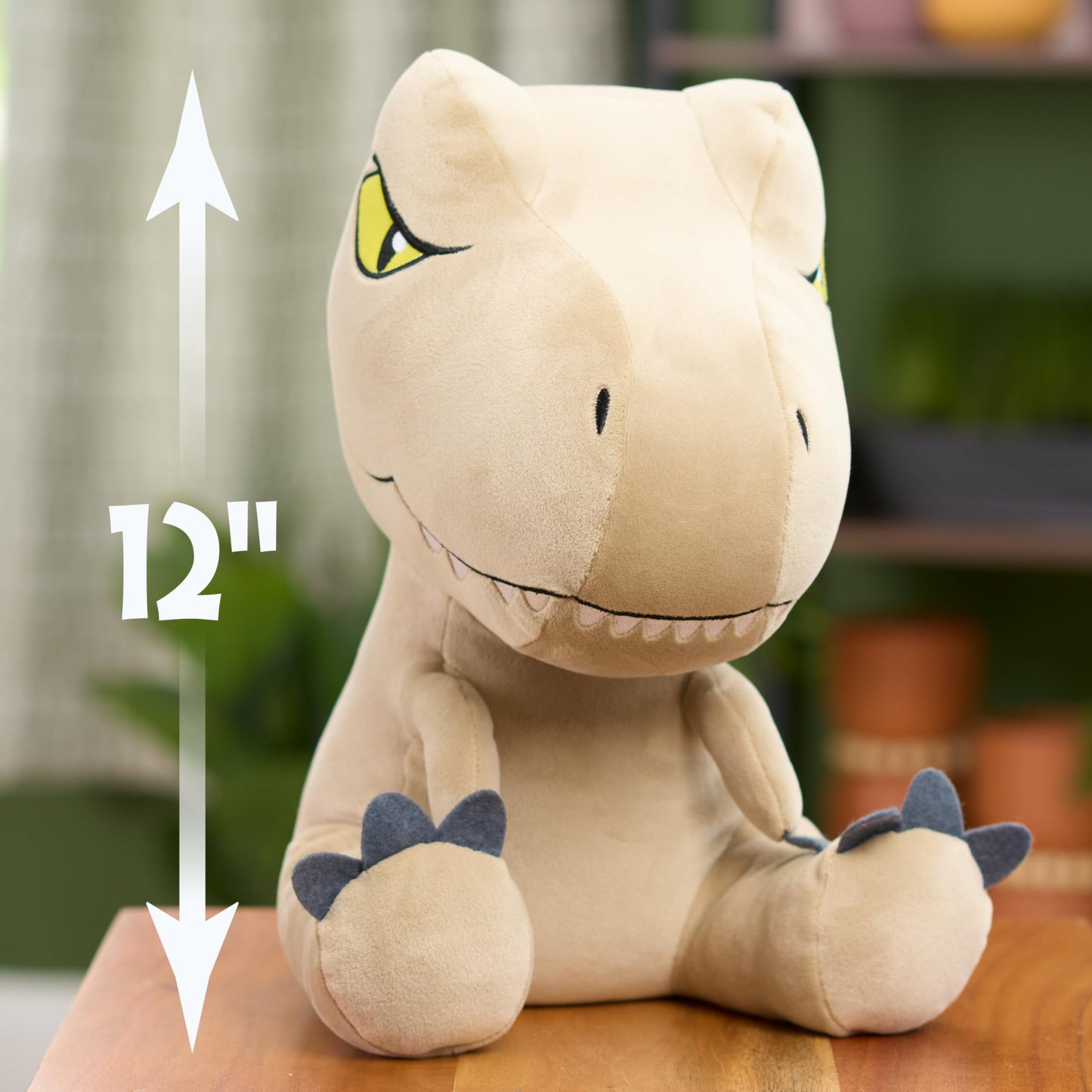 JURASSIC WORLD Rebirth Weighted Comfort Plush T. rex