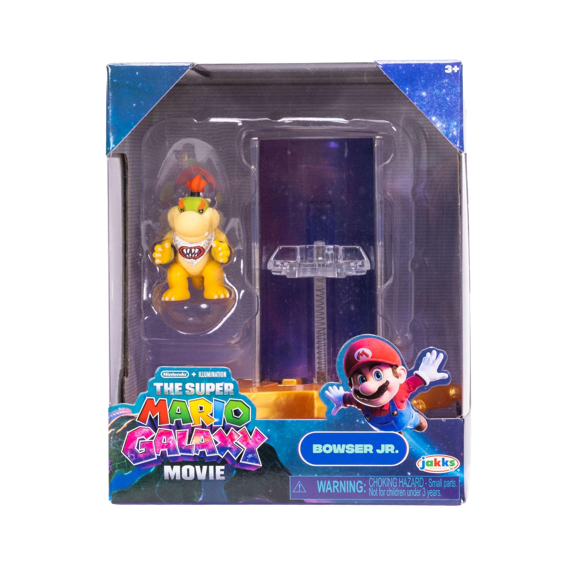 The Super Mario Galaxy Movie - 1.5” Mini Figures with Star Launcher Accessory 6-Pack Bundle - Includes Mario, Luigi, Yoshi, Princess Peach, Bowser