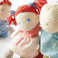 HABA Soft Doll Mirli 8" - First Baby Doll with Red Pigtails for Ages 6 Months and Up.
