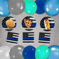 Police-Thin Blue Line Party for 16 guests! Includes 16 ea. 7” Plates and Napkins in the Official Thin Blue Line Flag Pattern. by Havercamp