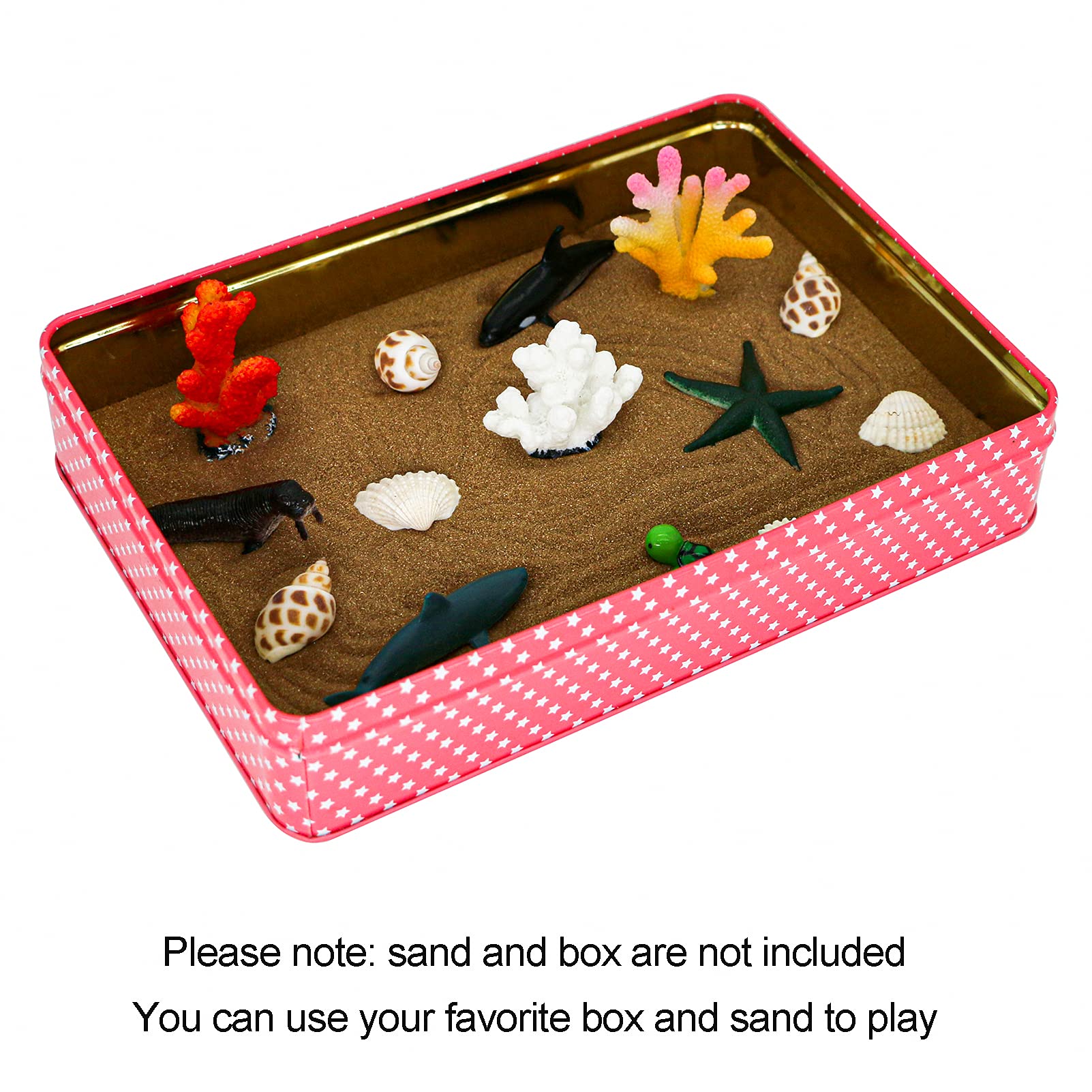 Beach Zen Garden Accessories Kit - Desktop Beach Fairy Garden Kit Sandbox Decor Tools Bamboo Rake Ornament Decoration Office Stress Relief Toys