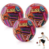 Colorato 3 Packs 32 Panel Footbag, 60g Guatemala Footbag for Beginner
