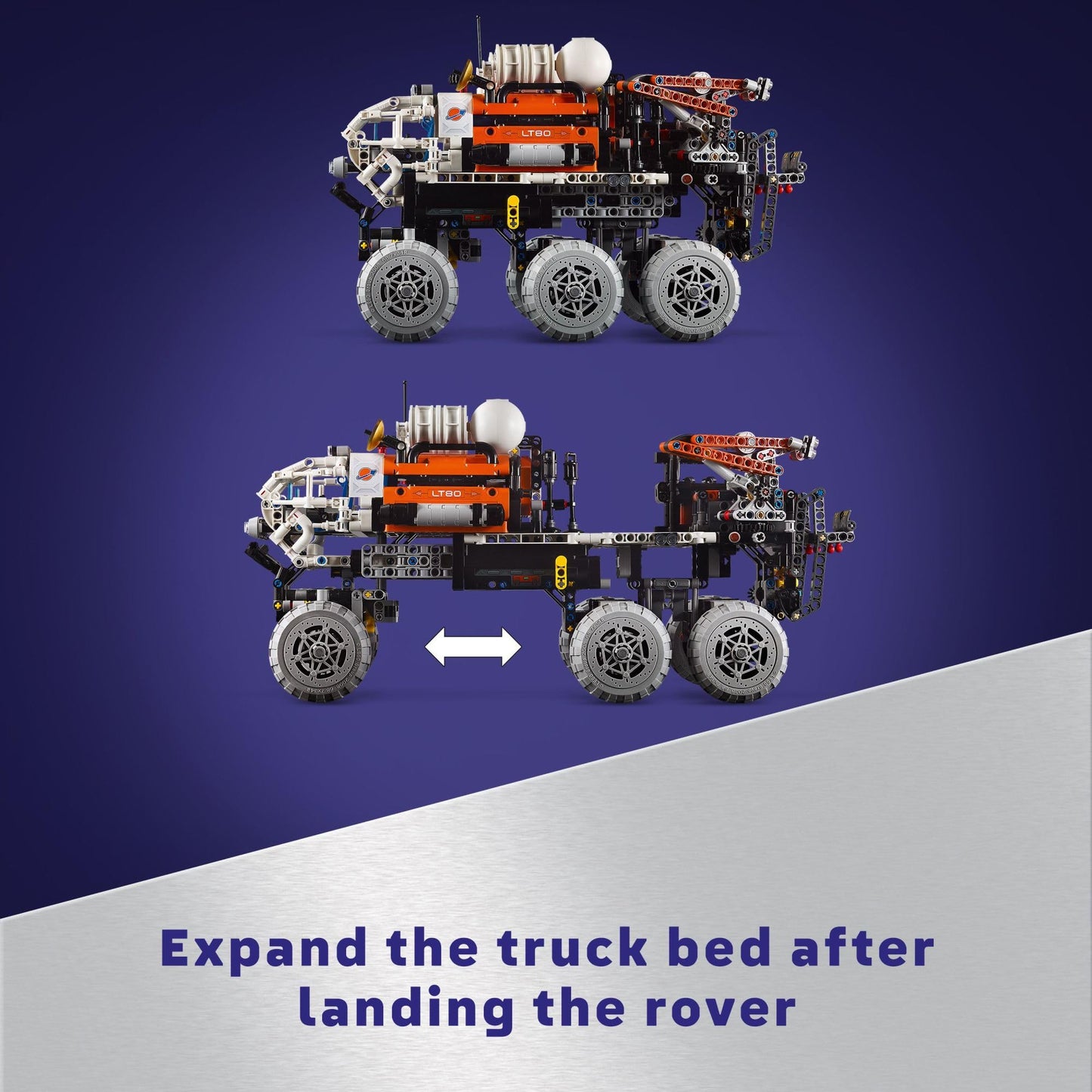 LEGO Technic Mars Crew Exploration Rover Building Toy - Build & Display for Room Decor - Gift for Christmas - Set for Boys & Girls, Ages 11+ Years