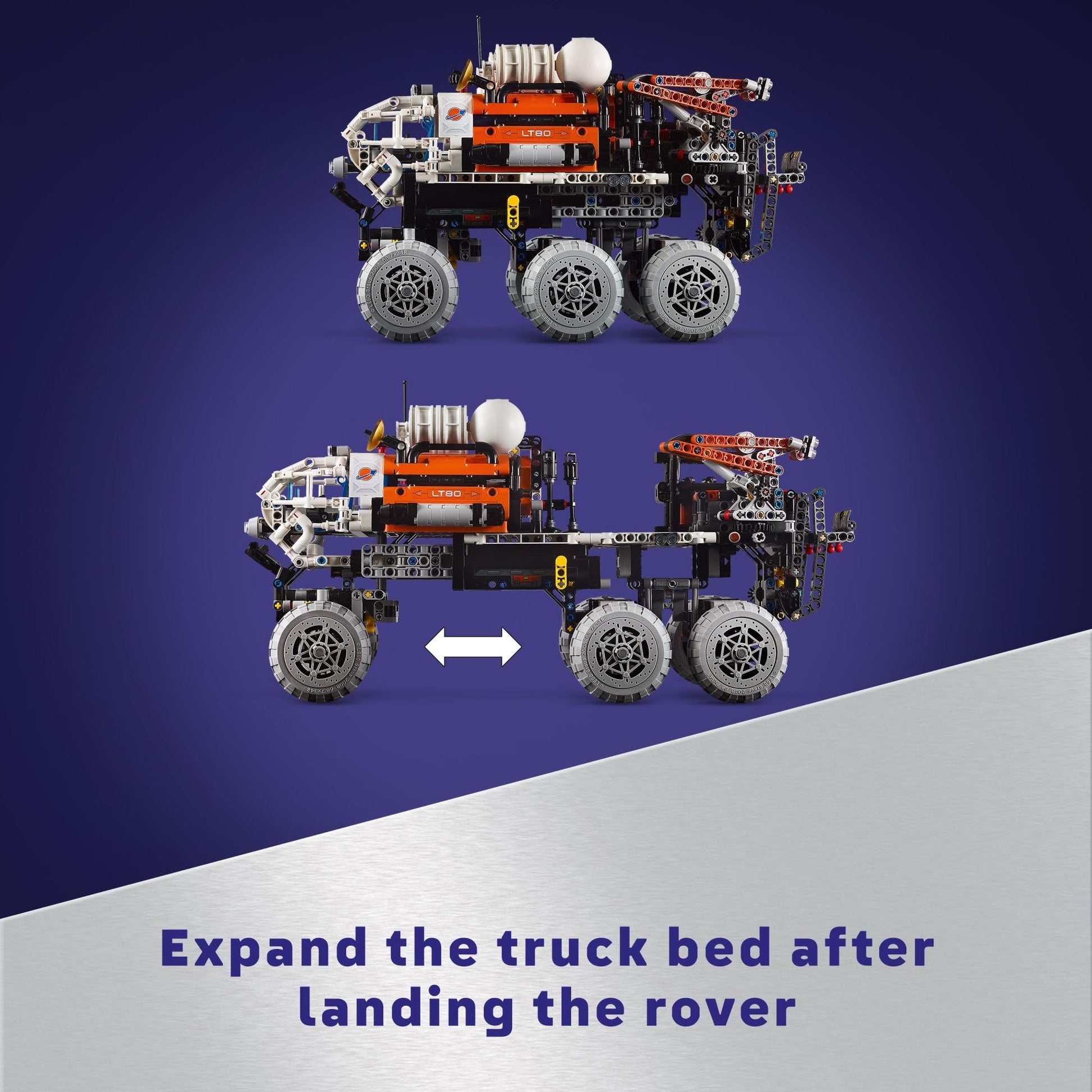 LEGO Technic Mars Crew Exploration Rover Building Toy - Build & Display for Room Decor - Gift for Christmas - Set for Boys & Girls, Ages 11+ Years
