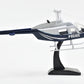 Bell 206 Helicopter Dark Blue and White Police Sky Pilot Series 1/34 Diecast Model by New Ray