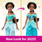 Mattel Disney Princess Jasmine Doll in Sparkling Fashion with Removable Pants, Tiara and Shoes, Posable & Collectible, Inspired by Aladdin Movie