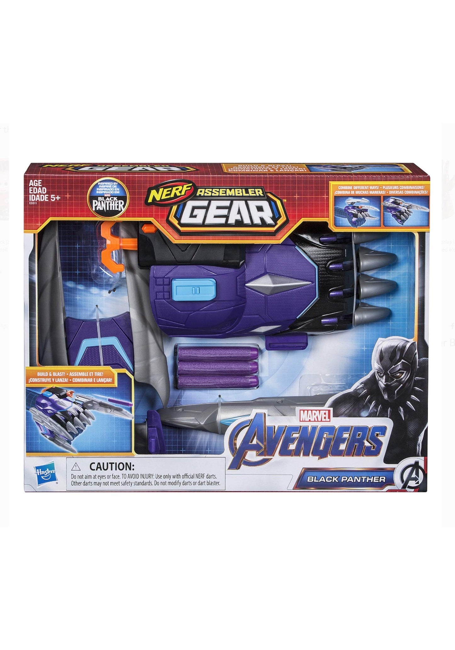 Avengers Marvel Endgame: Nerf Black Panther Assembler Gear