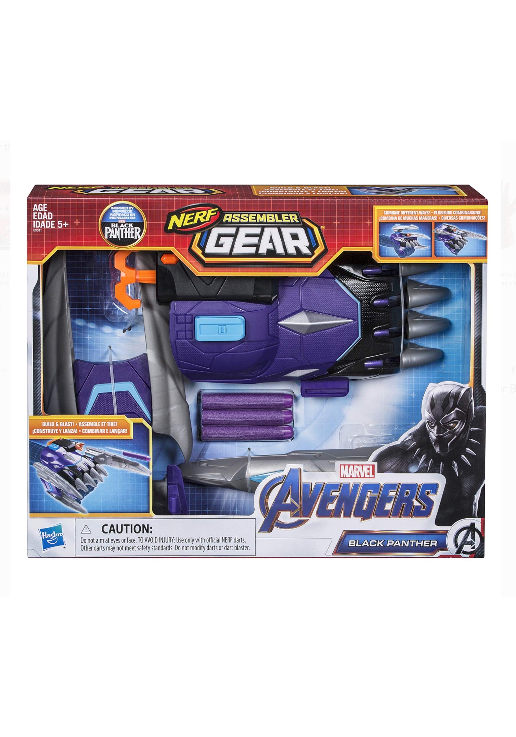 Avengers Marvel Endgame: Nerf Black Panther Assembler Gear