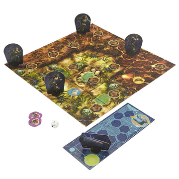 Mattel Games Disney and Pixar Lightyear Seeker Squad Board Game, Movie-Themed Game with 2-Level Play & Cooperative Teamwork for 2 to 4 Players Ages 7