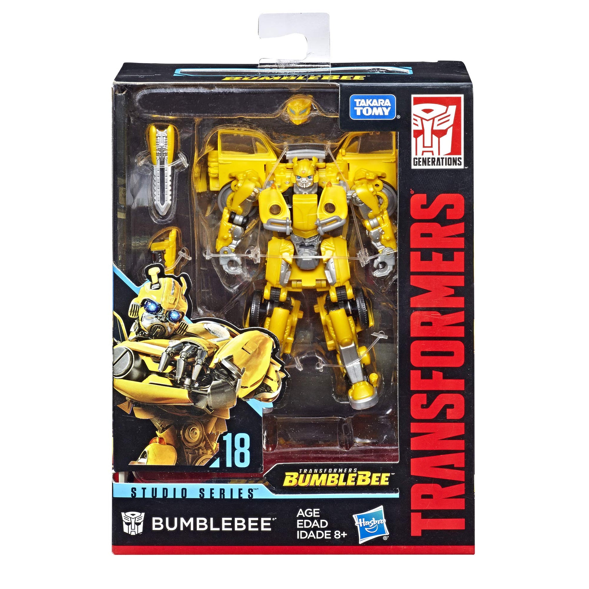 Transformers Studio Series 18 Deluxe Bumblebee - Action Figures, Multicolor