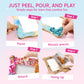 JOVA Klever Kits Mosaic Photo Frame Craft Kit, DIY Crafts for Girls 8-12 6 7 Years Old Girl Gifts Summer Activities, Make Your Own Picture Frame