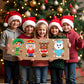 JOYIN 48 Pcs Christmas Make A Face Sticker Sheets Make Your Characters with Santa Santa, Gnome, Reindeer, Snowman, Gifts for Kids School Activities