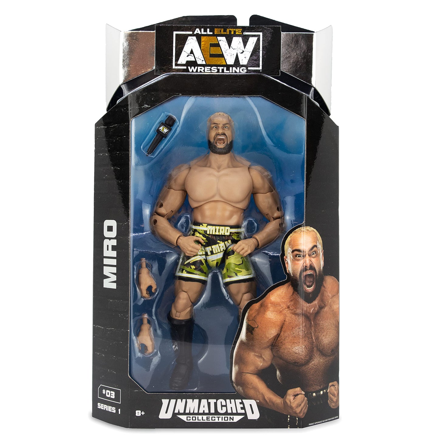 All Elite Wrestling Miro Action Figure Unmatched Collection Figure - Series 1