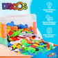 Play Build Discos, Interlocking Connecting Kids Toys, Preschool Learning Montessori Toys, Play and Learning, Stem Learning Toys Ages 3+