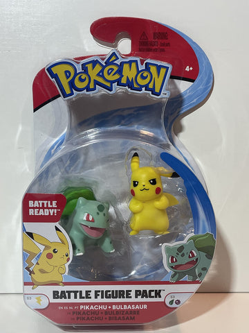 Pokémon Battle Figure Pack Pikachu and Bulbasaur