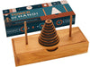 BSIRI Fun Puzzle Board Games Gifts of Hanoi Tower (9 Rings) with Wooden Designs for Brain Teasers Logic Games Kids and Adults to Challenges Mastermind