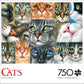 Buffalo Games - Cats Close-up - 750 Piece Jigsaw Puzzle for Adults