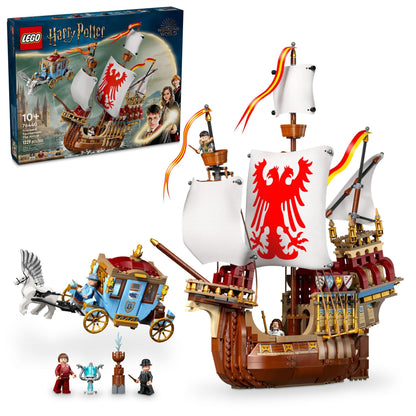 LEGO Harry Potter Triwizard Tournament: The Arrival Building Toy - Pretend Play Toy for Kids, Boys & Girls, Ages 10+ Years - Harry Potter Gifts for