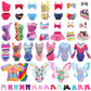 BARWA 5 Sets Swimwear Swimsuit Beach Bikini Bathing Clothes with Shoes for 11.5 Inch Doll…