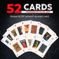 AQUARIUS AC/DC Cassette Playing Cards, 52-Card Deck with Jokers