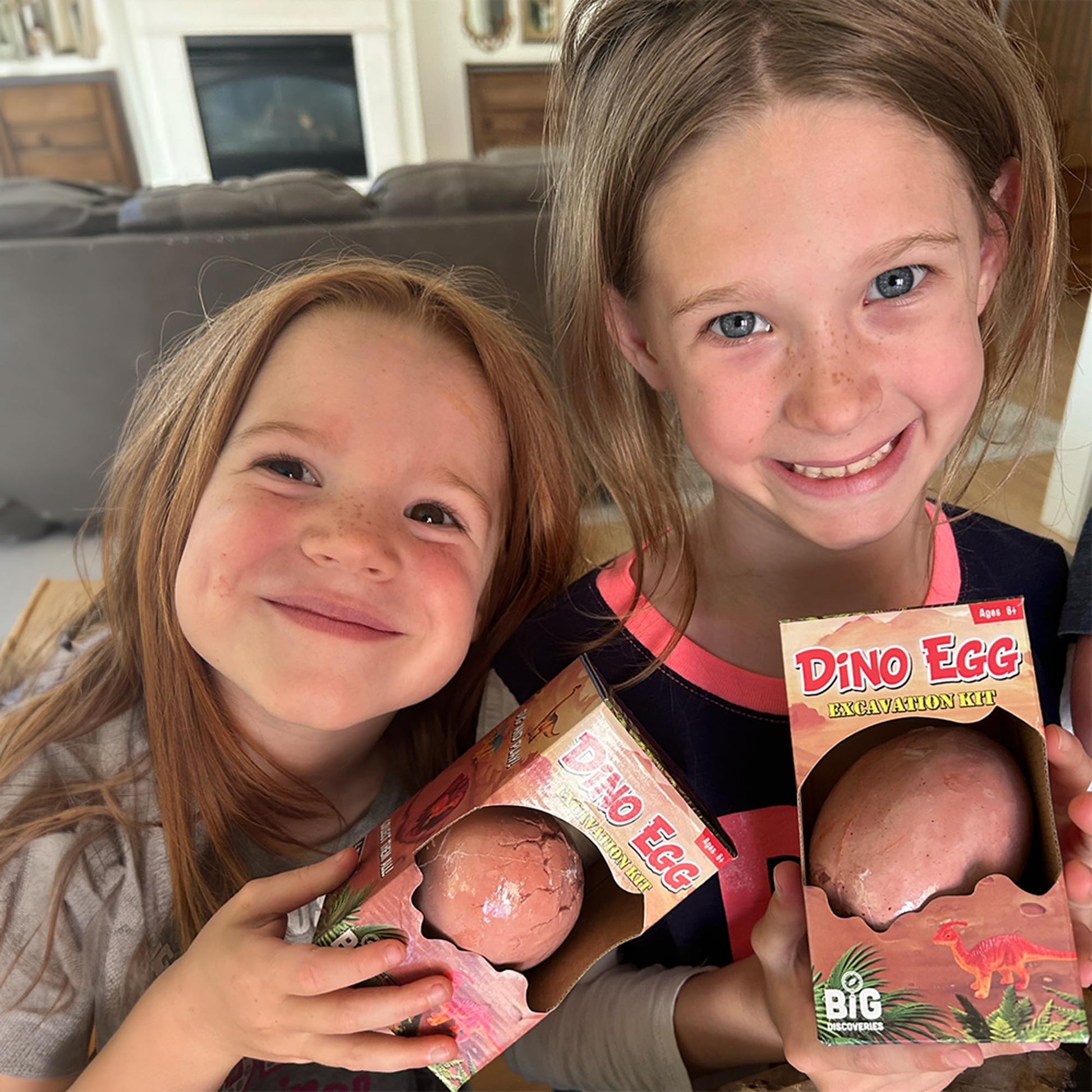 Dino Egg Excavation Kits from Big Discoveries - Discover Prehistoric Dinosaur Eggs | Interactive Fossil Archaeology Dig Kit Toy for Kids | Six