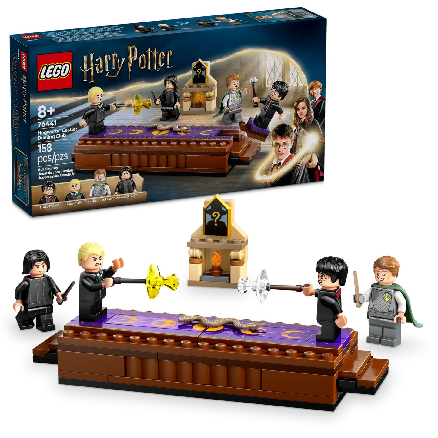 LEGO Harry Potter Hogwarts Castle: Dueling Club Building Toy - Wizard Kids Toy for Boys and Girls, Fans of Harry Potter, Ages 8+ - Gift Idea for