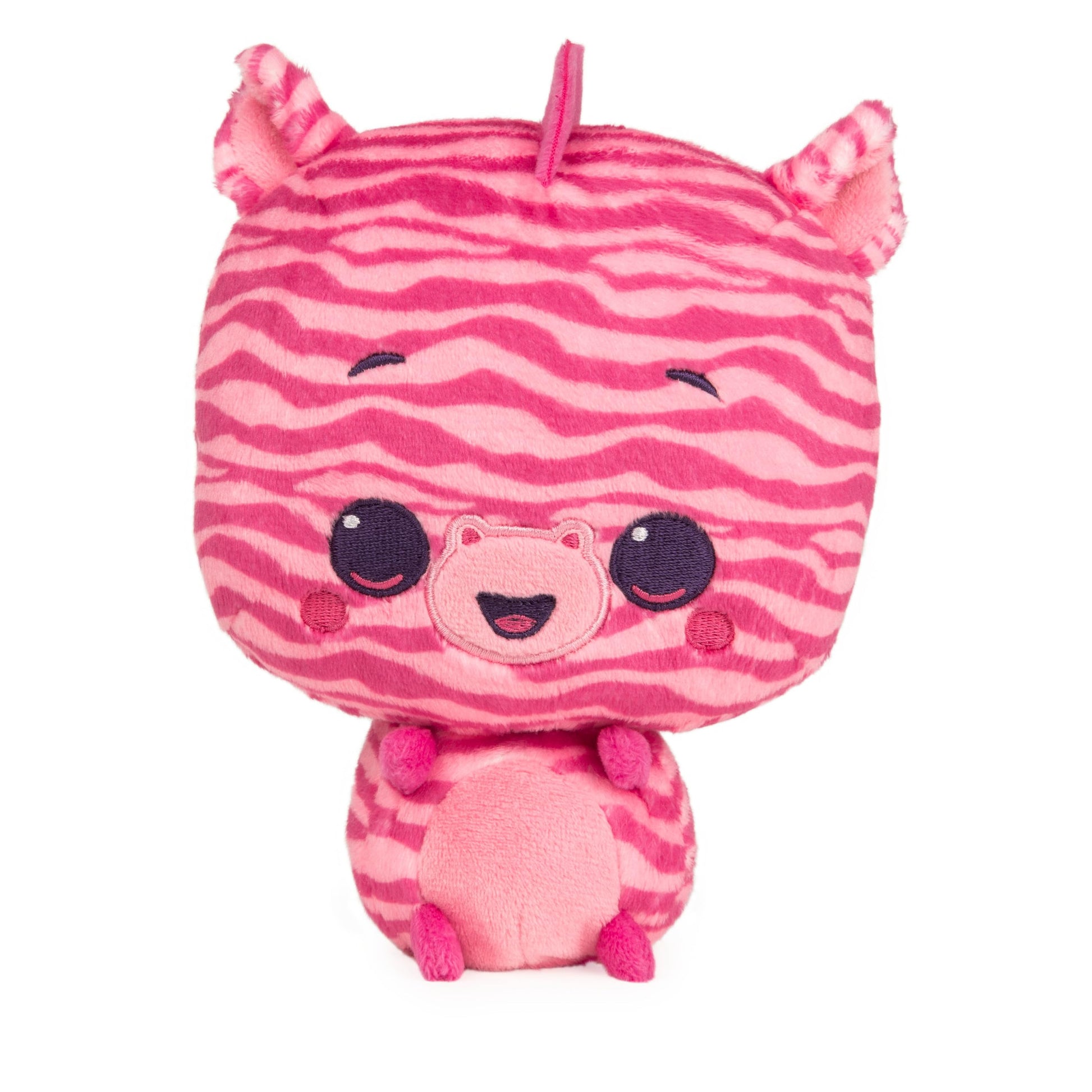 GUND Drops, Sammy Stripes, Expressive Premium Stuffed Animal Soft Plush Pet, Pink Zebra, 6”