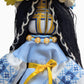 BraveUA 12'' Exclusive Collectible Ukrainian Motanka Doll on Wooden Base || Mother Nature Doll || Slavic Design Handmade Made in Ukraine (Light Blue)