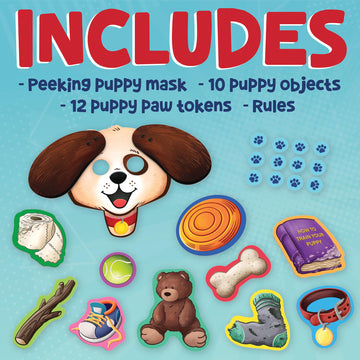 MindWare Peeking Puppy - Playful Memory Game for Kids with Puppy Mask - Early Learning Matching & Set Collection Game for Ages 3+, 2-4 Players