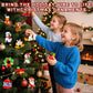 Christmas Ornaments Advent Calendar 2025 Building Block Sets, 24 Packs Xmas Tree Ornament to Build Holiday Decoration Toy Compatible with Christmas