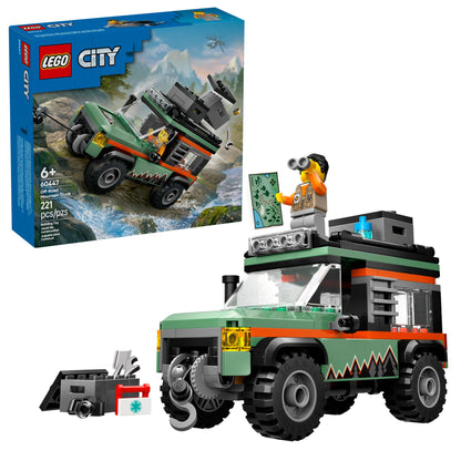 LEGO City Off-Road 4x4 Mountain Truck Toy - Building Toy Set for Kids, Boys and Girls, Ages 6+ - Fun Gift Idea for Birthdays and Holidays -