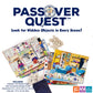 Rite Lite Passover Quest Game Passover Gifts Activities Jewish Pesach Seder Holiday Party Favors - Be the 1st to Find All Passover Icons in All 6