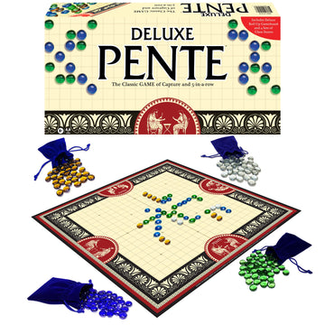 Deluxe Pente, Abstract Family Strategy Game, by Winning Moves Games USA