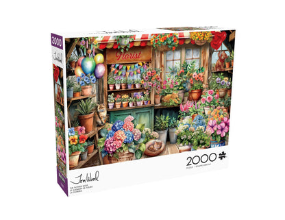 Buffalo Games - The Flower Shop - 2000 Piece Jigsaw Puzzle for Adults